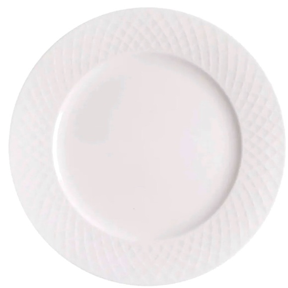 Set 4 Trellis Dinner Plates NWT Mikasa Trellis - Picture 1 of 3